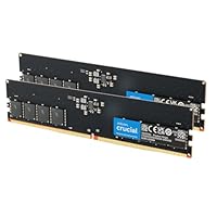 Crucial 32GB DDR5 RAM Kit (2x16GB), 4800MHz (PC5-38400) CL40